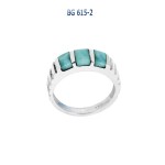 bague argent larimar blue stone