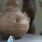 bague argent et larimar by Blue Stone