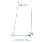 collection las flechas le bijou bleu bleu by Blue Stone collier larimar argent - silver necklace arrow