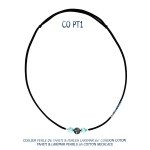 collection tahitian le bijou bleu bleu by Blue Stone collier larimar argent rhodié perle de tahiti - rhodium silver necklace tahiti pearls