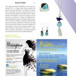 le guide du bijou fantaisie No16 spécial bijorhca paris septembre 2014 article et pub Blue Stone