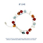 bracelet argent 925 silver larimar lapis-lazuli ambre ambar corail bambou red bamboo