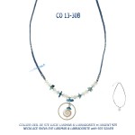 collier blue stone œil de sainte lucie labradorite larimar argent 925 silver shiva eye