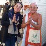 MARCHE DE NOËL Toulouse Capitole décembre 2016 Florence avec Jeanot Marciniak (alias Gandhi Toulousain)