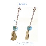 bo earrings luxury larimar blue-stone