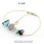 bracelet argent 925 silver amethyste larimar dolce vita