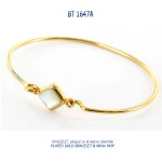 bracelet plaqué or plated gold blue stone