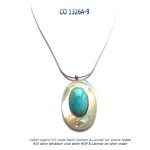 collier nacklace nacre mop larimar