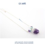 collier necklace argent 925 silver amethyste larimar dolce vita