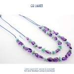 collier necklace argent 925 silver amethyste larimar dolce vita