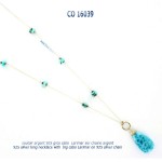 collier necklace argent silver larimar bluestone