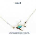 collier necklace argent silver larimar bluestone