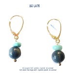 collier necklace cyanite larimar bijou blue stone classico