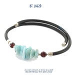 bracelet memory form memoire de forme larimar blue stone bijou