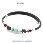 bracelet memory form memoire de forme larimar blue stone bijou