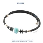 bracelet memory form memoire de forme larimar blue stone bijou