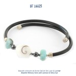 bracelet memory form memoire de forme larimar blue stone bijou