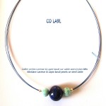 collier necklace colar classico blue stone larimar lapis-lazuli