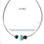 collier necklace colar classico blue stone larimar lapis-lazuli